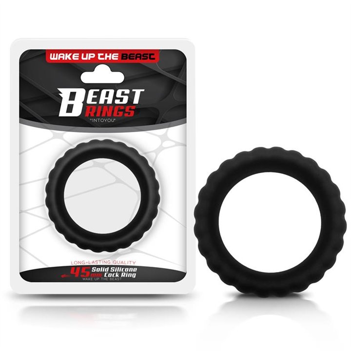 Solid Silicone Cock Ring 4.5 cm - BR-753 - Teknashop Ltd