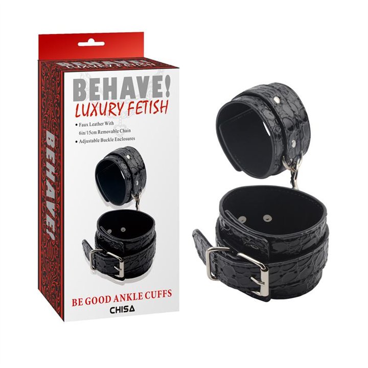 Ankle Cuffs Be Good Black - CN-632125472 - Teknashop Ltd