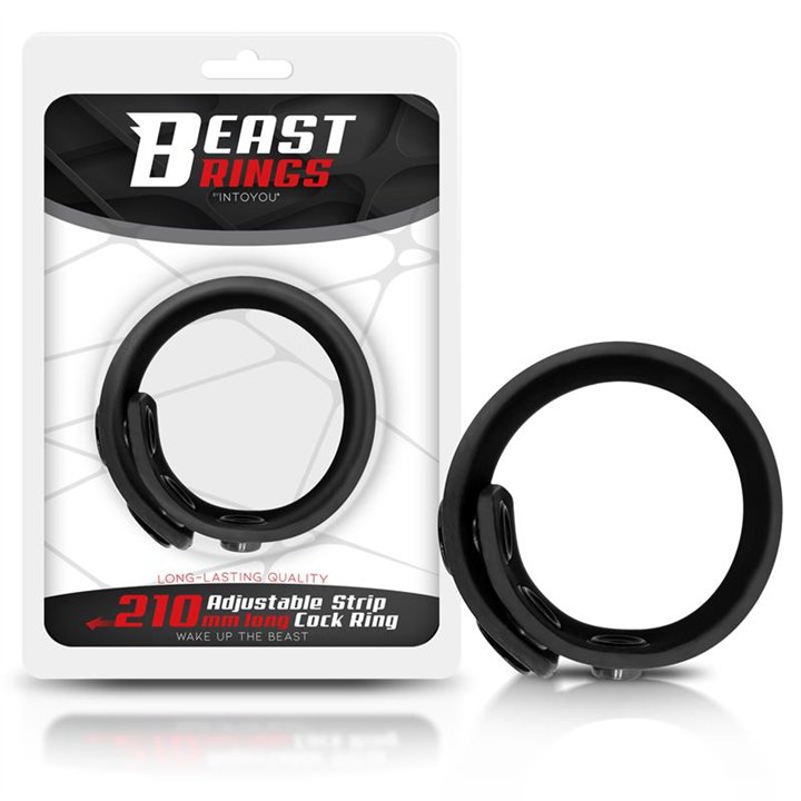 Solid Silicone Adjustable Strip Cock Ring 15-21 cm - BR-754 - Teknashop Ltd
