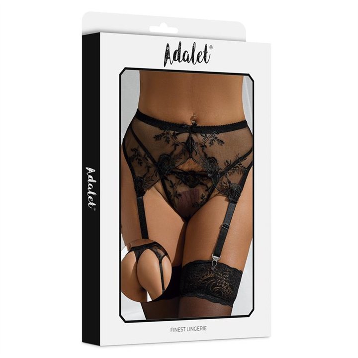 Amelia Garter Belt and Panties Set - A-772 - Teknashop Ltd