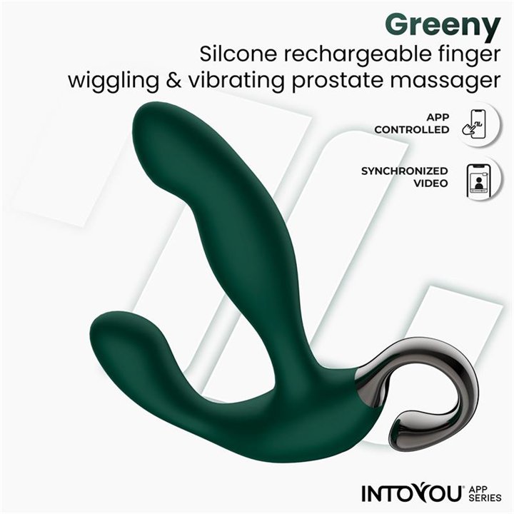 Greeny Prostate Massager with Finger Wiggling and App - IN-668 - Teknashop Ltd