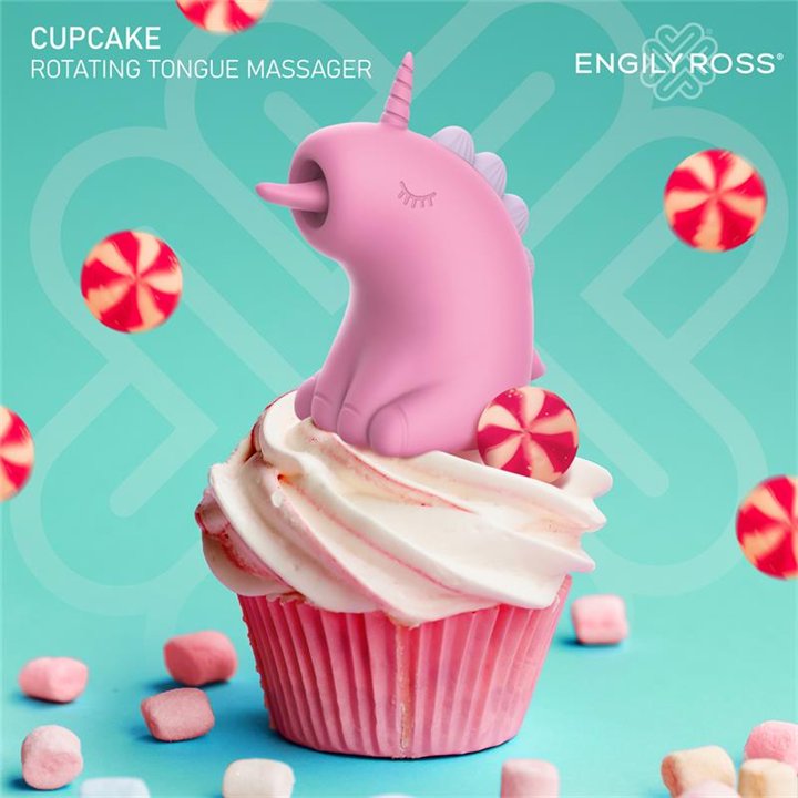 Cupcake 360º Rotating Tongue Massager - ER00681 - Teknashop Ltd