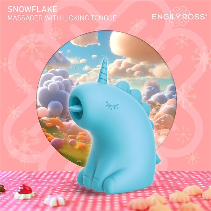 Snowflake Massager with Licking Tongue - ER00683 - Teknashop Ltd