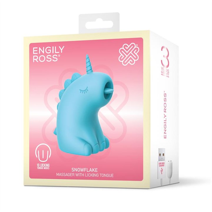 Snowflake Massager with Licking Tongue - ER00683 - Teknashop Ltd