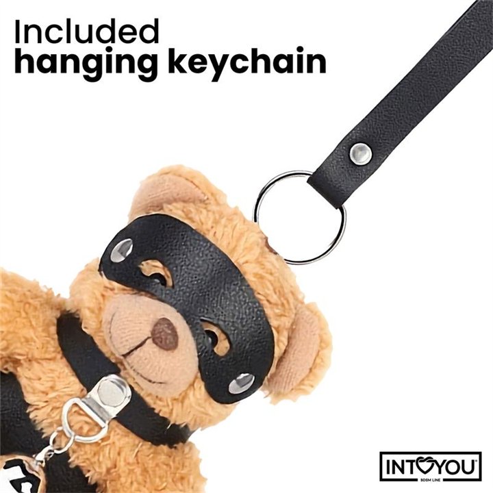 Mimi Keychain BDSM Teddy Bear with Collar and Bell - IB-789 - Teknashop Ltd