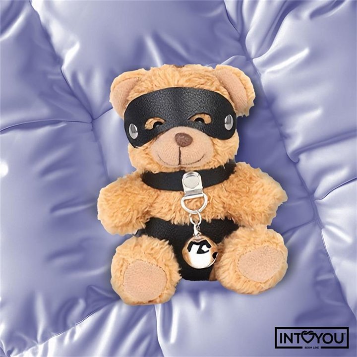 Mimi Keychain BDSM Teddy Bear with Collar and Bell - IB-789 - Teknashop Ltd