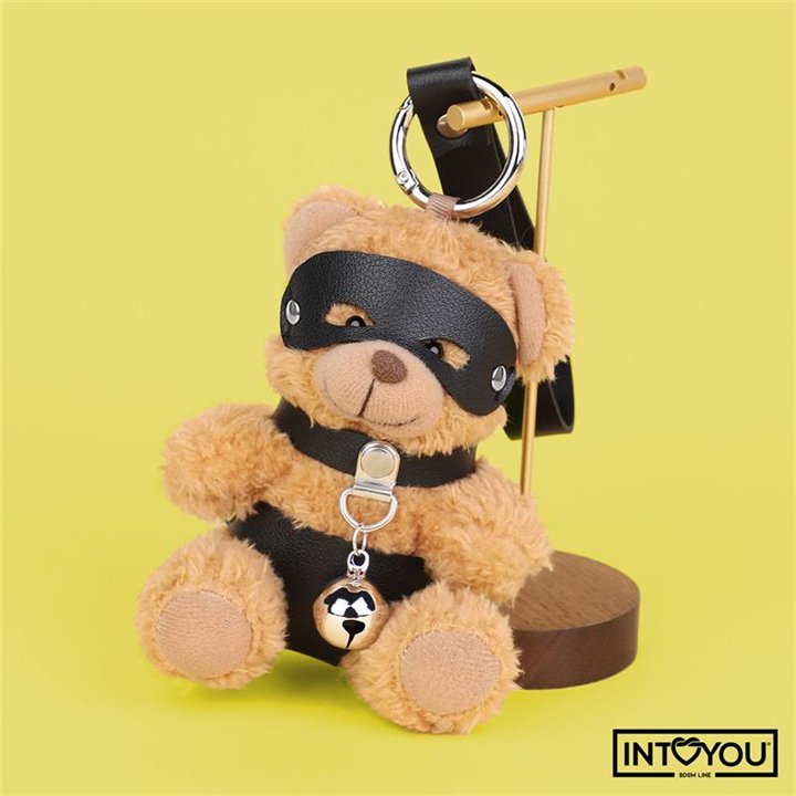 Mimi Keychain BDSM Teddy Bear with Collar and Bell - IB-789 - Teknashop Ltd