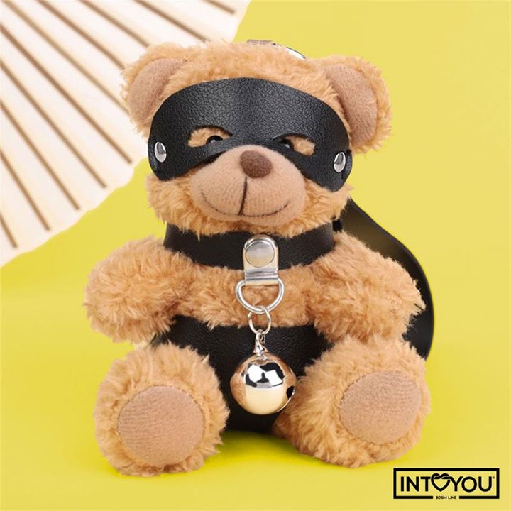 Mimi Keychain BDSM Teddy Bear with Collar and Bell - IB-789 - Teknashop Ltd