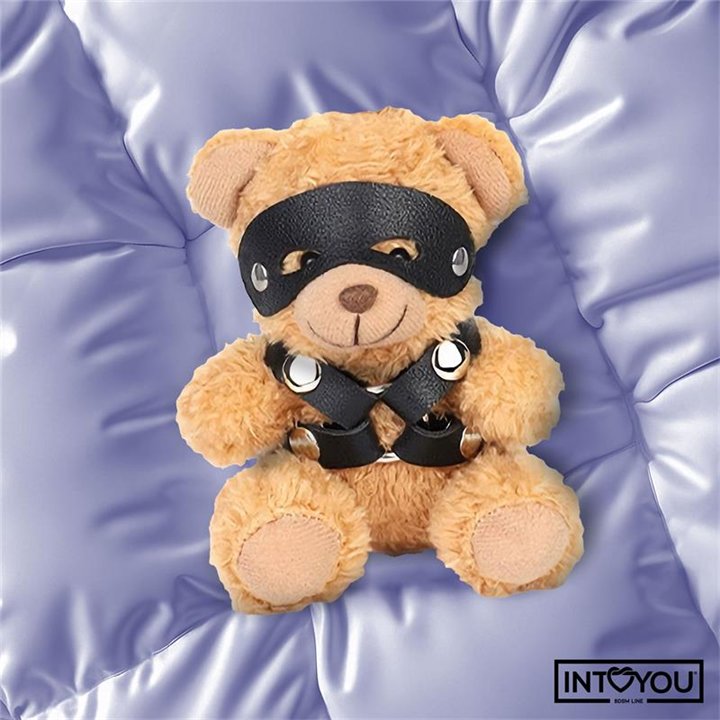 Bearly Keychain BDSM Teddy Bear with Chest Harness - IB-788 - Teknashop Ltd