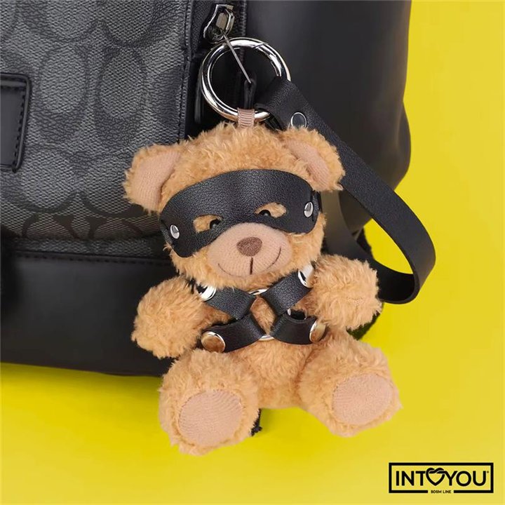 Bearly Keychain BDSM Teddy Bear with Chest Harness - IB-788 - Teknashop Ltd
