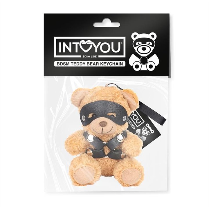 Bearly Keychain BDSM Teddy Bear with Chest Harness - IB-788 - Teknashop Ltd