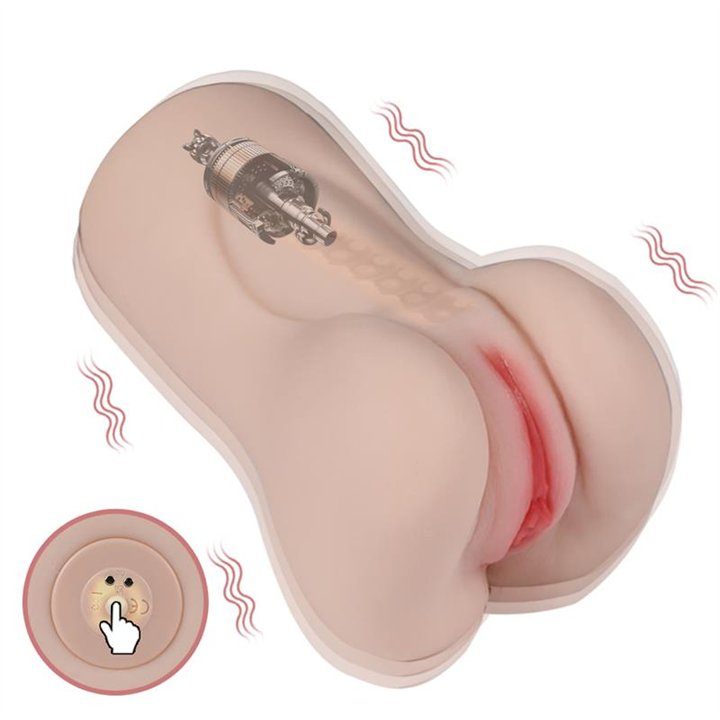 Aggie Vibrating Masturbator - SQ-MA60076V - Teknashop Ltd