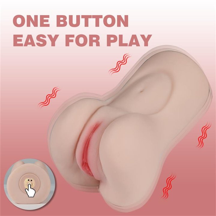 Aggie Vibrating Masturbator - SQ-MA60076V - Teknashop Ltd