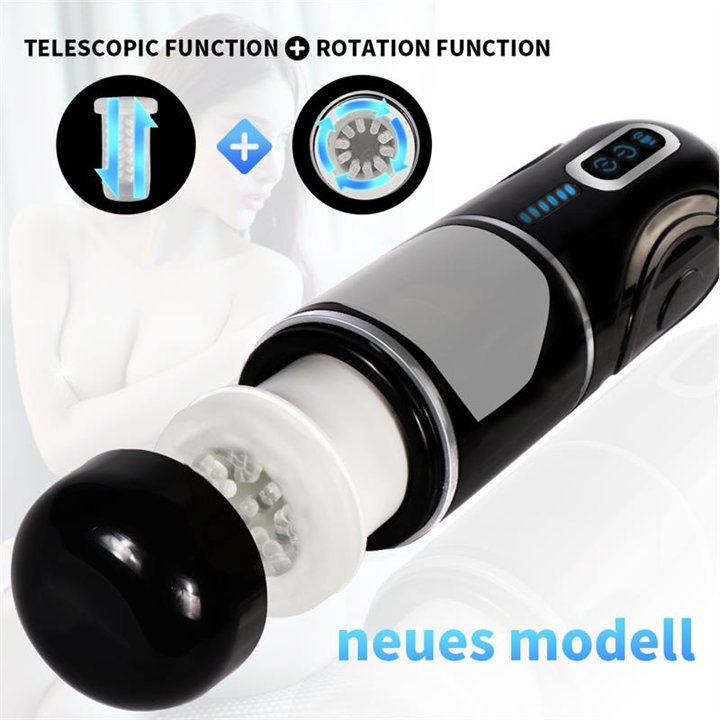 Gia Cup Thrusting and Rotating Masturbator - SQ-MA70036 - Teknashop Ltd