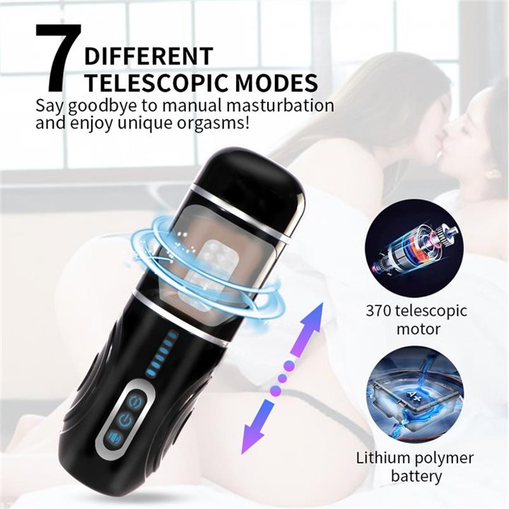 Gia Cup Thrusting and Rotating Masturbator - SQ-MA70036 - Teknashop Ltd