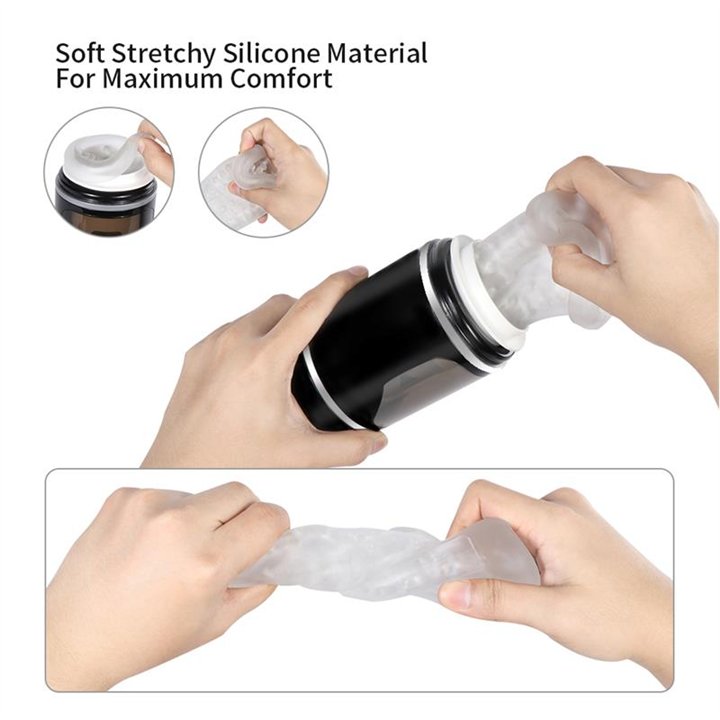Gia Cup Thrusting and Rotating Masturbator - SQ-MA70036 - Teknashop Ltd