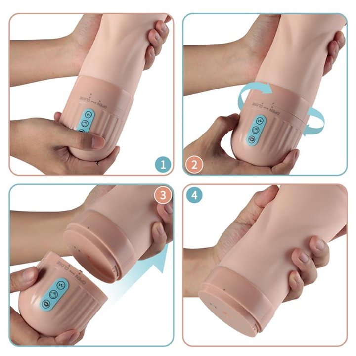 Suctroker V2.0 VI Sucking Effect and Vibrating Masturbator - SQ-MA60120 - Teknashop Ltd