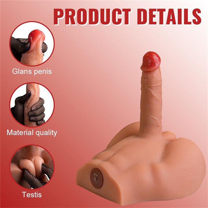 Peel Dildo and Ass with Thrusting and Vibration Masturbator 2.7 KG - SQ-MAR30022V - Teknashop Ltd