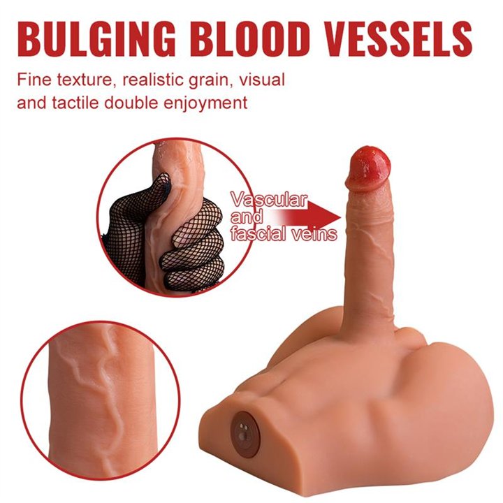 Peel Dildo and Ass with Thrusting and Vibration Masturbator 2.7 KG - SQ-MAR30022V - Teknashop Ltd