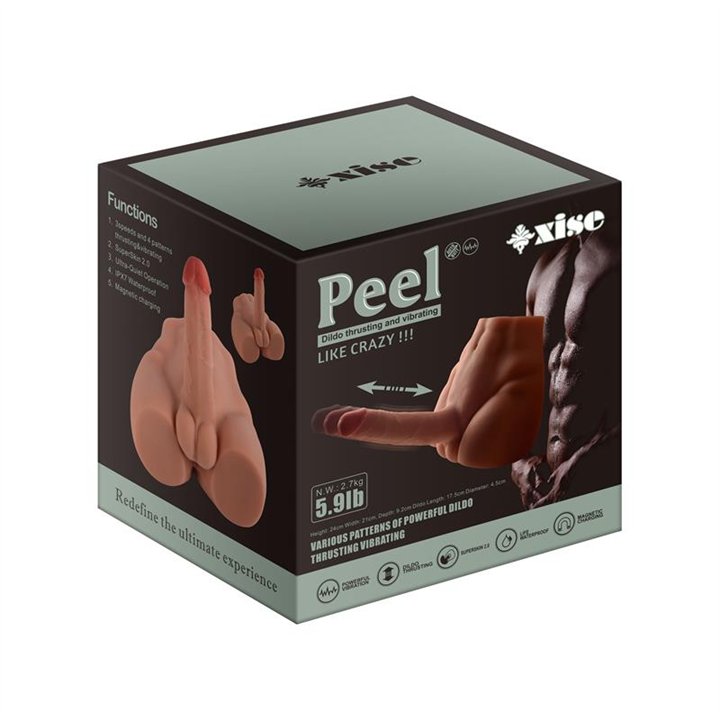 Peel Dildo and Ass with Thrusting and Vibration Masturbator 2.7 KG - SQ-MAR30022V - Teknashop Ltd
