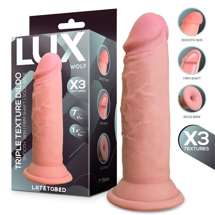 Wolf Triple Density Dildo 7 - LX-557 - Teknashop Ltd