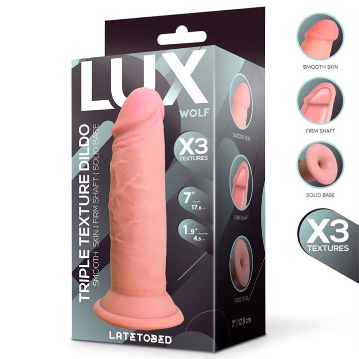 Wolf Triple Density Dildo 7 - LX-557 - Teknashop Ltd