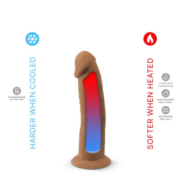 Dildo Dual Density Mod. 2 - 6 Caramel - SD-220765 - Teknashop Ltd