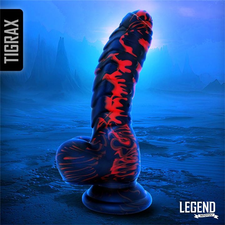 Tigrax Liquid Silicone Realistic Dildo 17,5 cm - LEG-014 - Teknashop Ltd