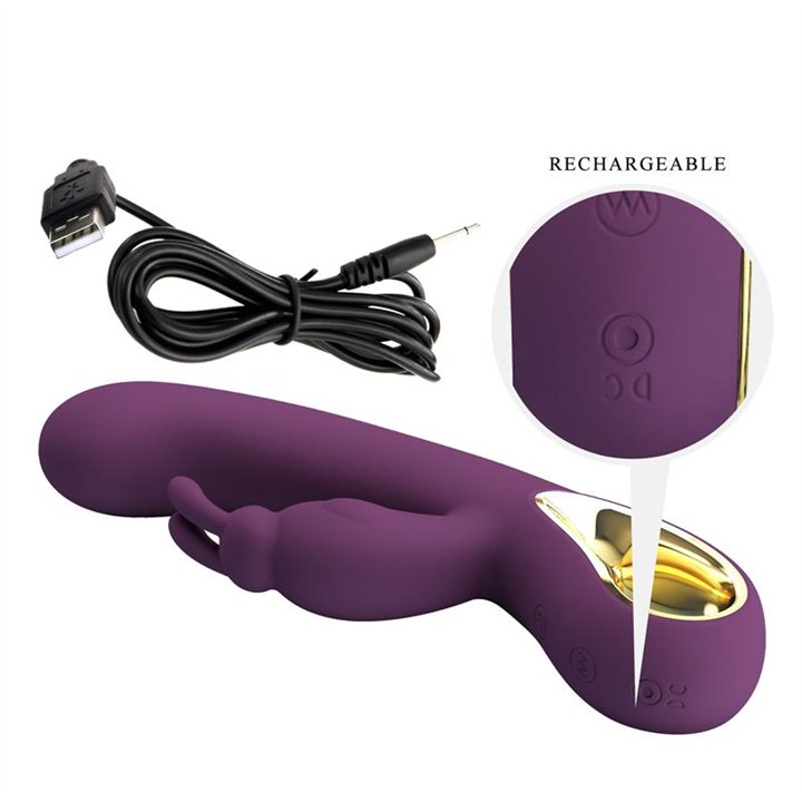 Liam G-Spot Vibrator Silicone with App Purple - BI-014420HP - Teknashop Ltd
