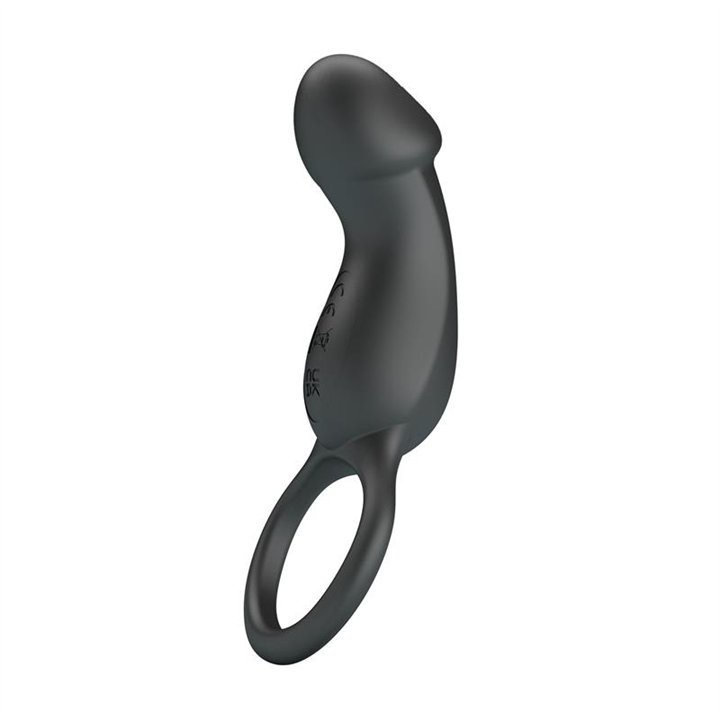 Trae Vibrating Cock Ring USB  Black - BI-210325 - Teknashop Ltd