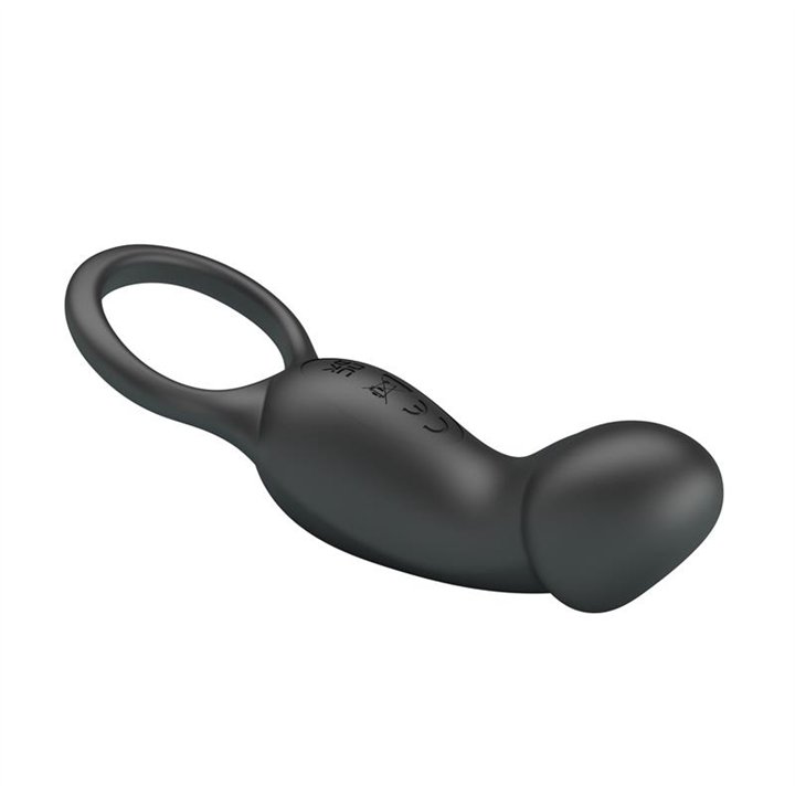 Trae Vibrating Cock Ring USB  Black - BI-210325 - Teknashop Ltd