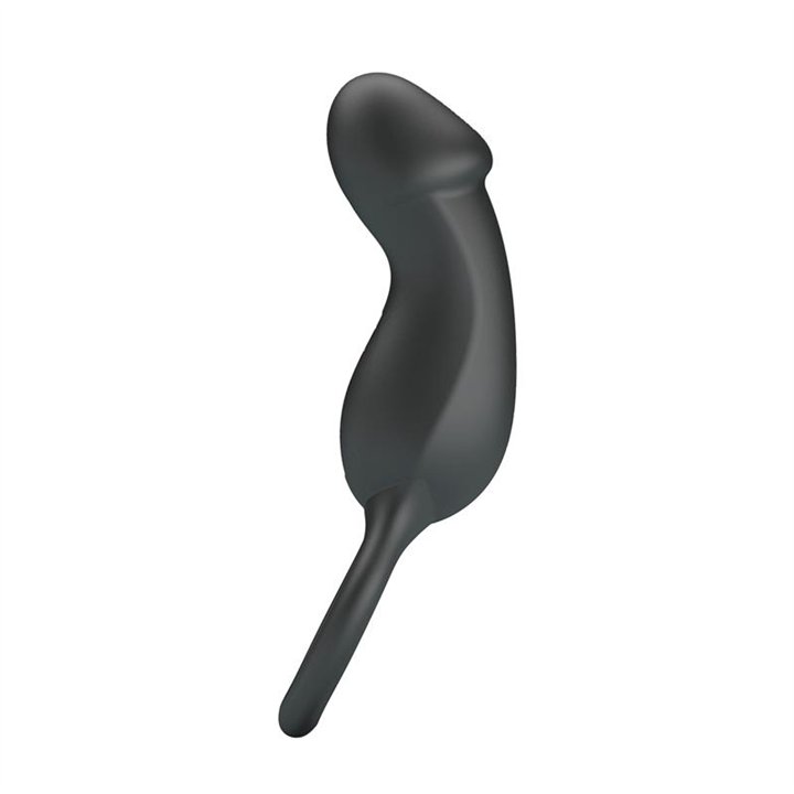 Trae Vibrating Cock Ring USB  Black - BI-210325 - Teknashop Ltd
