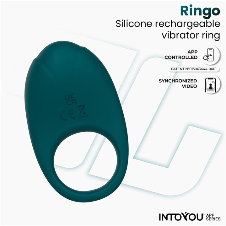 Ringo Vibrating Ring with App Unibody Green - IN-552 - Teknashop Ltd
