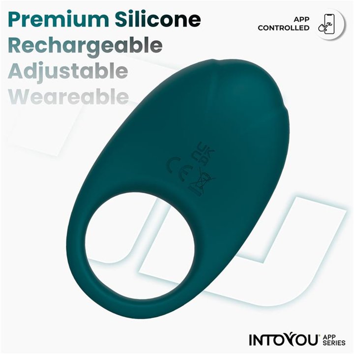 Ringo Vibrating Ring with App Unibody Green - IN-552 - Teknashop Ltd
