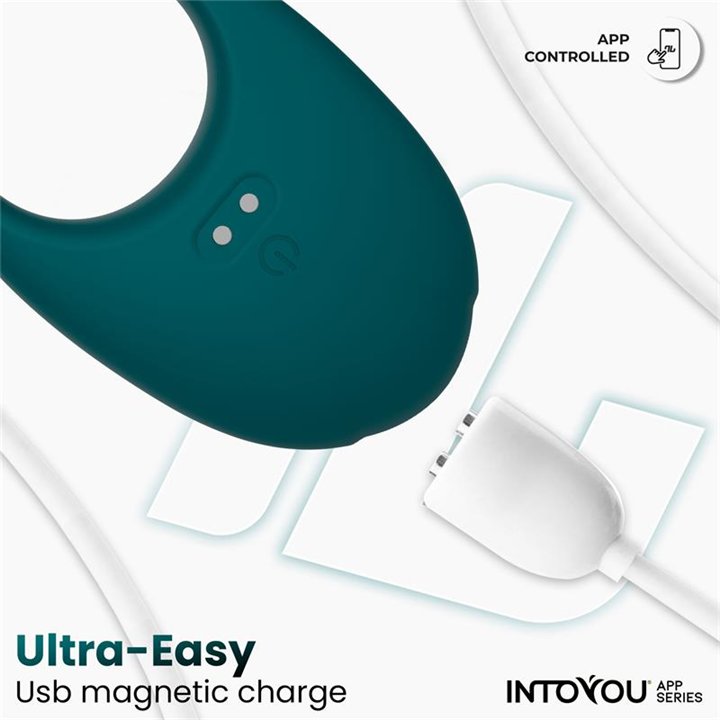 Ringo Vibrating Ring with App Unibody Green - IN-552 - Teknashop Ltd