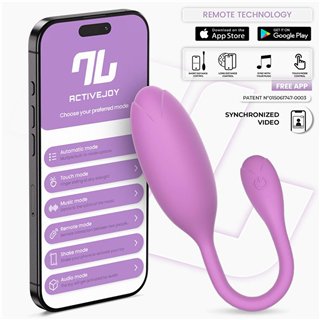 Logan Vibrating Egg with App Unibody Silicone Purple - IN-554 - Teknashop Ltd