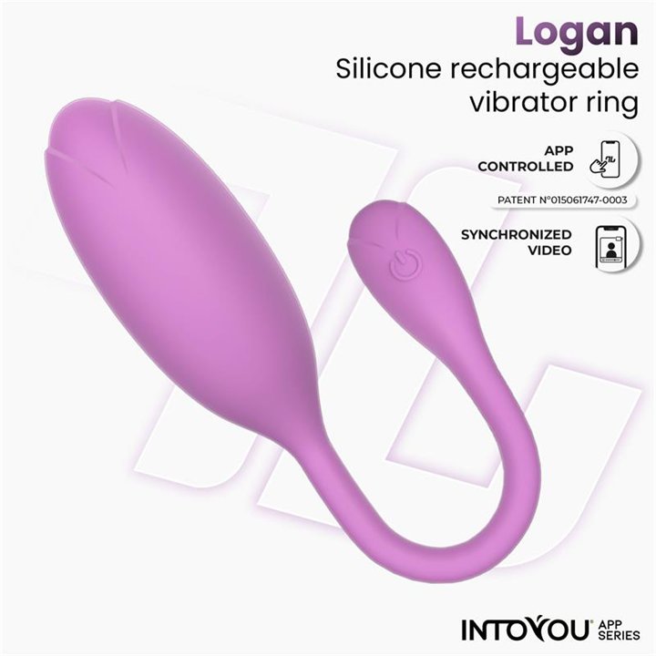 Logan Vibrating Egg with App Unibody Silicone Purple - IN-554 - Teknashop Ltd