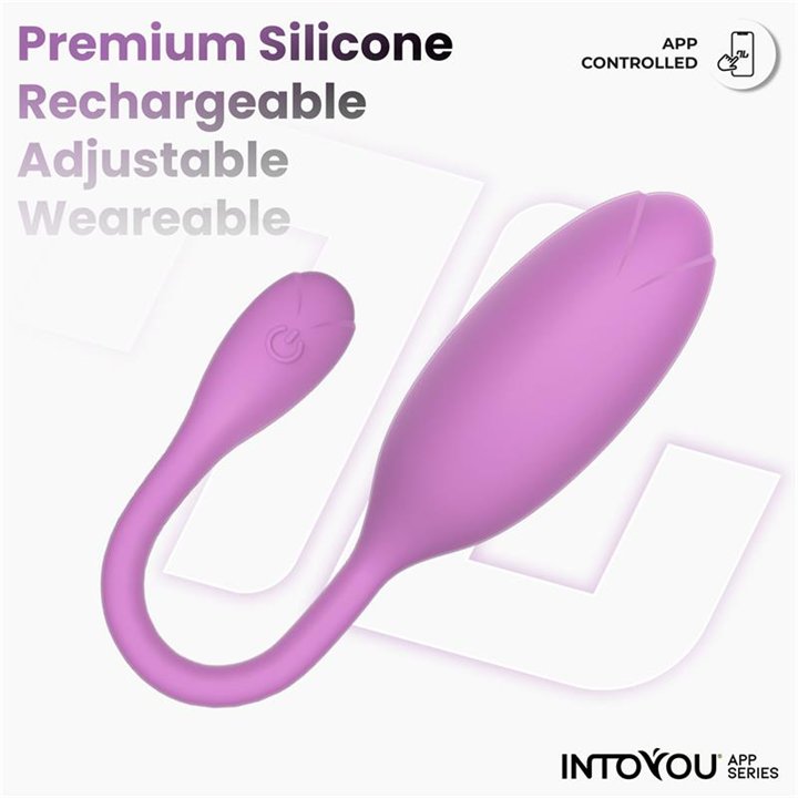 Logan Vibrating Egg with App Unibody Silicone Purple - IN-554 - Teknashop Ltd