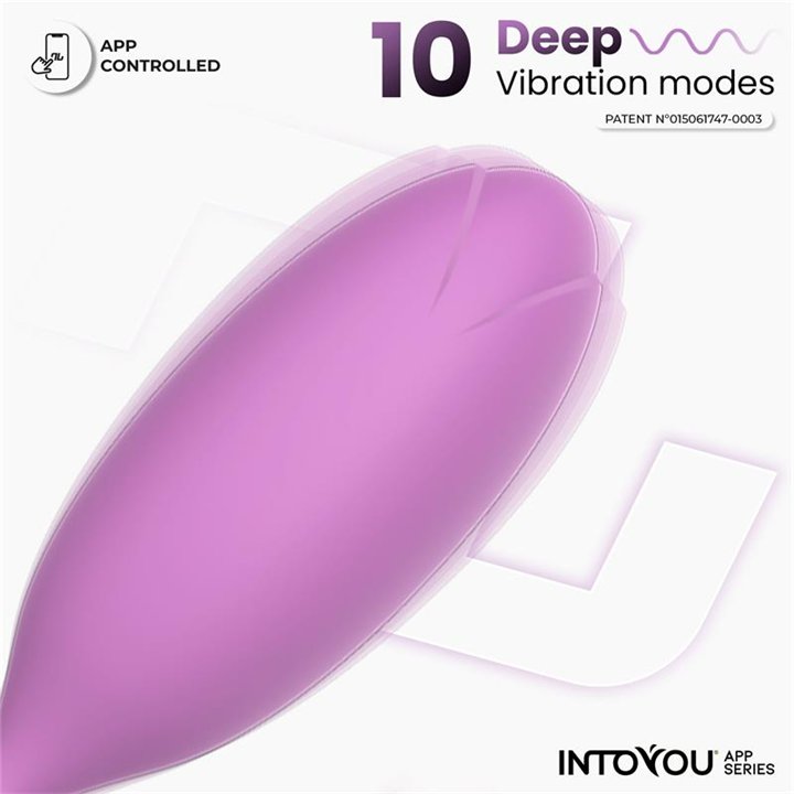 Logan Vibrating Egg with App Unibody Silicone Purple - IN-554 - Teknashop Ltd