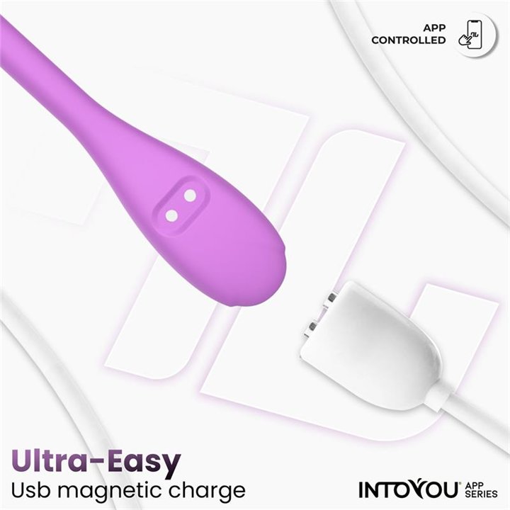 Logan Vibrating Egg with App Unibody Silicone Purple - IN-554 - Teknashop Ltd