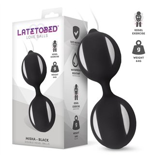 Misha Double Kegel Balls with Internal Weight - LT-483 - Teknashop Ltd