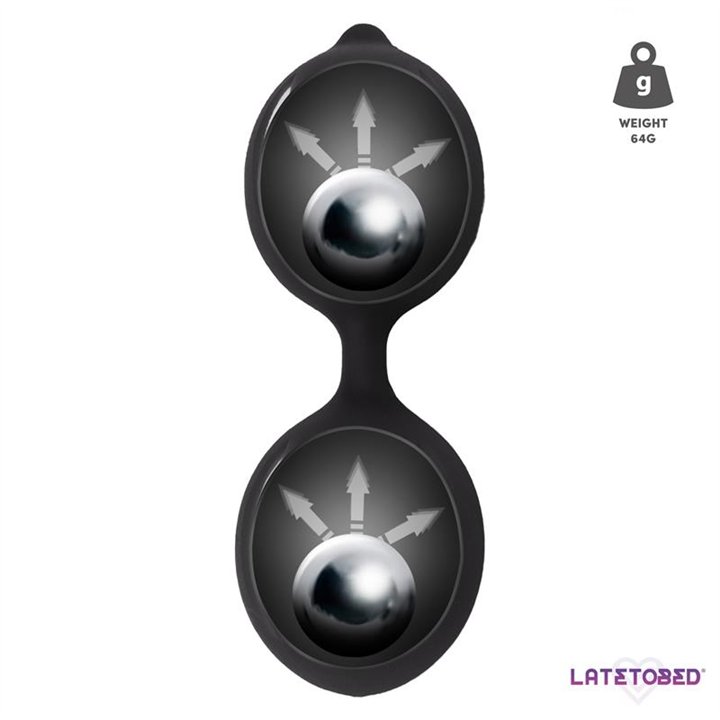 Misha Double Kegel Balls with Internal Weight - LT-483 - Teknashop Ltd