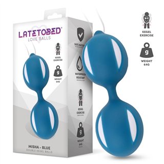 Misha Double Kegel Balls with Internal Weight - LT-482 - Teknashop Ltd