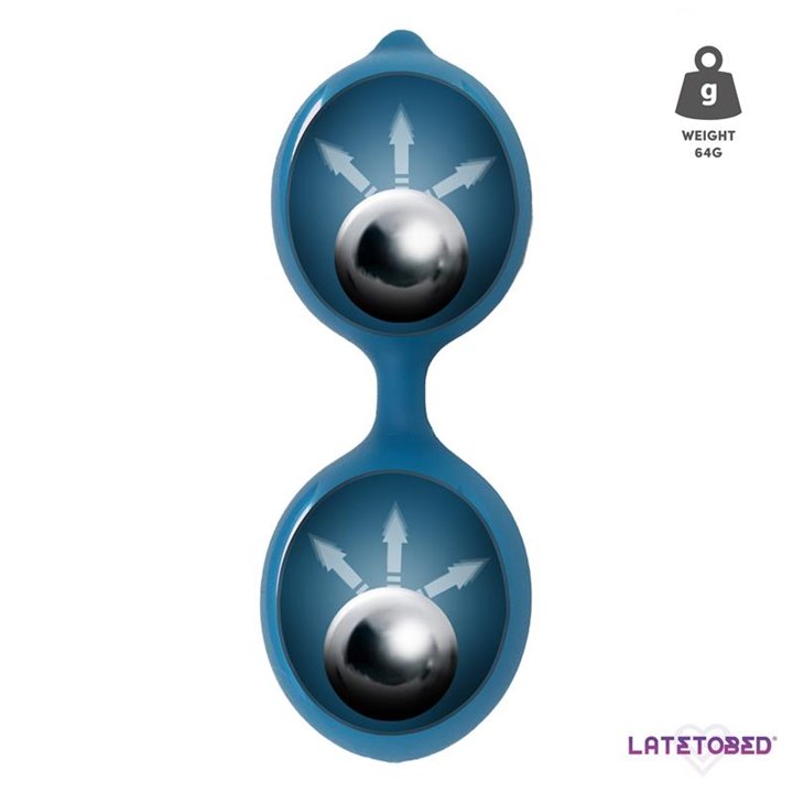 Misha Double Kegel Balls with Internal Weight - LT-482 - Teknashop Ltd
