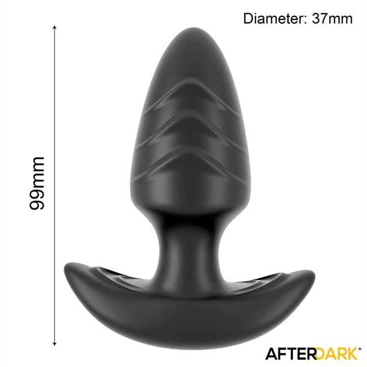 Frank 360º Rotating and vibrating Anal Plug with Remote Control - AD-488 - Teknashop Ltd