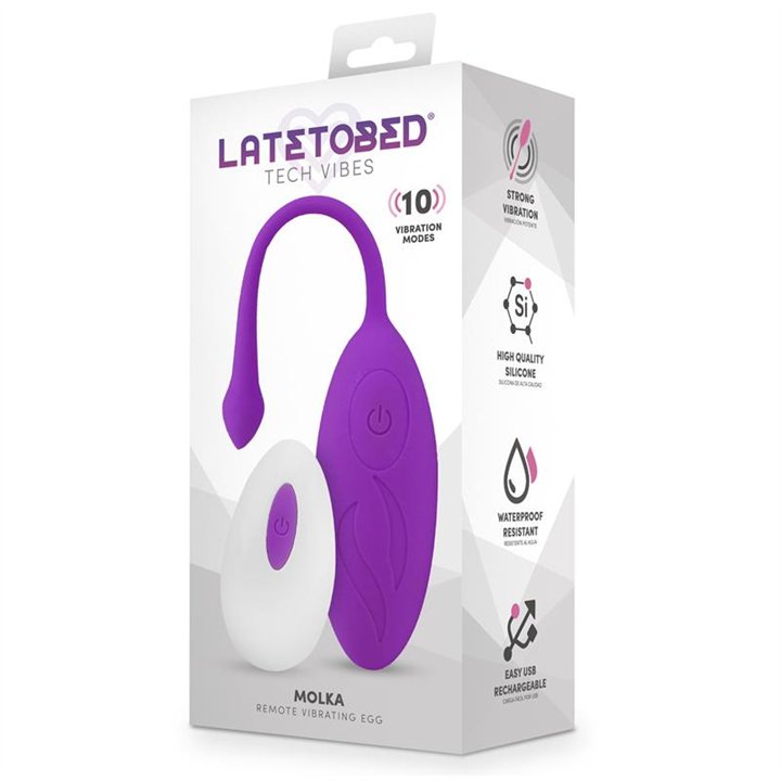 Molka Vibrating Egg with Remote Control - LT-502 - Teknashop Ltd