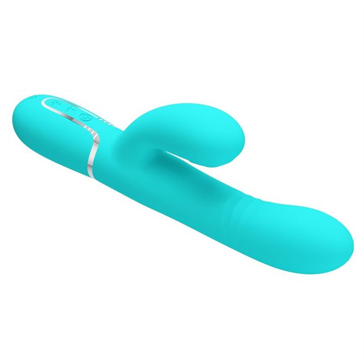 Mariana Vibrator 4 in 1 Silicone Turquoise - BW-500034-1 - Teknashop Ltd