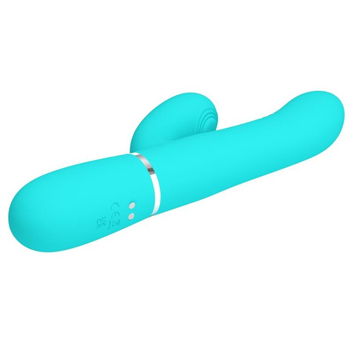 Mariana Vibrator 4 in 1 Silicone Turquoise - BW-500034-1 - Teknashop Ltd
