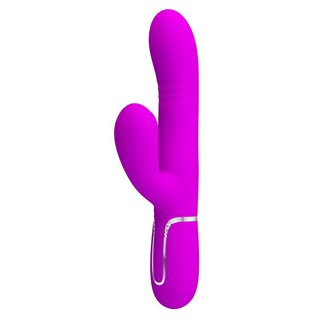 Mariana Vibrator 4 in 1 Silicone Fuchsia - BW-500034 - Teknashop Ltd