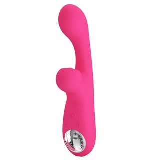 Skylar Bunny Vibrator and Thumping  Pink - BW-500039LED-1 - Teknashop Ltd